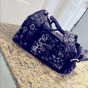 Dakine Black Floral 35 Lt Duffel Bag